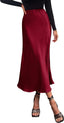 Florin | Satin Bias-Cut Midi Skirt