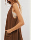 Clyora | Corduroy Overall Mini Dress with Pockets