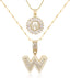 "Luna" Custom Letter Pendant Necklace