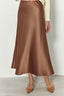 Florin | Satin Bias-Cut Midi Skirt