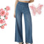 Jenny Pull-On Wide-Leg Jeans