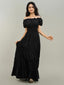 "Viola" Boho Tiered Maxi Dress