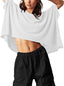 "Bree" Oversized Cropped Tee