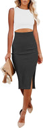 "Tessa" Cutout Midi Dress