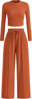 ElevateEase™ 2-Piece Ribbed Lounge Set