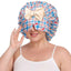 Oversized Satin Shower Cap Bonnet