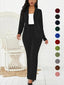 “Alina” Structured Blazer & Wide-Leg Pant Set