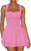 Arivelle | Square Neck Ruched Mini Dress