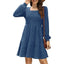 Zovira | Ribbed Knit Long Sleeve Sweater Dress