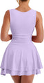 Arivelle | Square Neck Ruched Mini Dress
