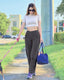 AirFlow Crossover Waist Wide-Leg Pants