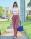 AirFlow Crossover Waist Wide-Leg Pants