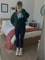 The "Cassie" Colorblock Fleece Pullover