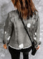 "Indie" Distressed Denim Shacket