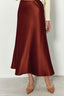 Florin | Satin Bias-Cut Midi Skirt