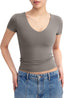 "Snatch Tee" Seamless Compression Top