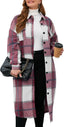 "Willa" Oversized Plaid Longline Shacket