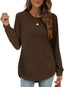 "Harper Luxe" Long Sleeve Tunic Top