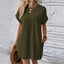 Aurelia | Round Neck Short Sleeve Mini Dress