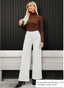 "Camryn" Wide-Leg Denim Trousers
