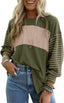 "Boardwalk Breeze" Striped Colorblock Top