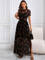 “Moonlit Garden” Mesh Maxi Dress