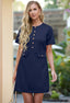 Velmorra | Elegant Slim Fit Pencil Work Dress