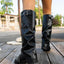 "Raven" Buckled Knee-High Boots