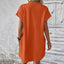 Aurelia | Round Neck Short Sleeve Mini Dress