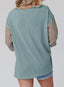 "Boardwalk Breeze" Striped Colorblock Top
