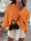 "Maeve" Slouch Knit Turtleneck Pullover