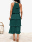 🌞 "Lola" Tiered Halter Dress