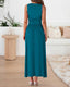 Zelivra | Sleeveless Maxi Dress with Pockets