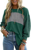 "Boardwalk Breeze" Striped Colorblock Top