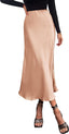 Florin | Satin Bias-Cut Midi Skirt