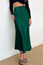 Florin | Satin Bias-Cut Midi Skirt