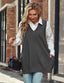 Novaira | Solid V-Neck Sweater Vest