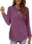 "Harper Luxe" Long Sleeve Tunic Top
