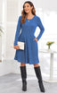 "Maeve" Knit Fit & Flare Dress