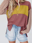 "Boardwalk Breeze" Striped Colorblock Top