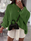 "Maeve" Slouch Knit Turtleneck Pullover
