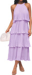 🌞 "Lola" Tiered Halter Dress