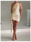 Eloria | One-Shoulder Ruched Mini Dress