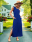 Olivrae | Summer Maxi Dress with Pockets