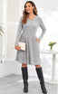 "Maeve" Knit Fit & Flare Dress