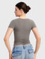 "Snatch Tee" Seamless Compression Top