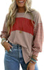 "Boardwalk Breeze" Striped Colorblock Top