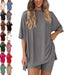 The Essential Oversized Tee & Biker Shorts Set