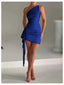 Eloria | One-Shoulder Ruched Mini Dress
