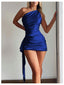 Eloria | One-Shoulder Ruched Mini Dress